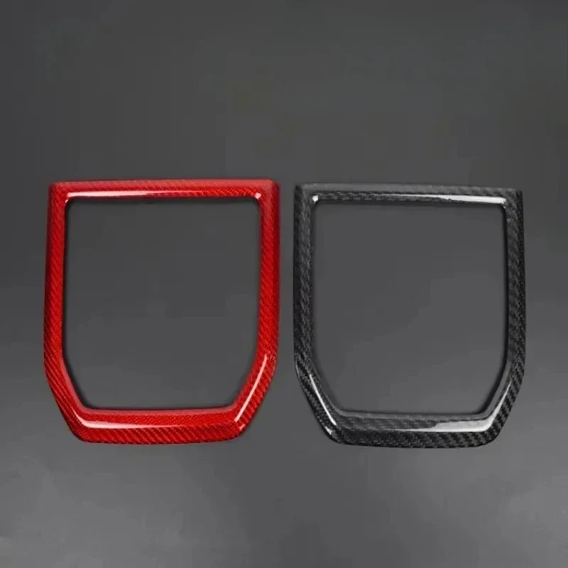 

For SUBARU WRX Real Hard Dry Carbon Fiber 2022-2023 Interior Decoration Center Console Gear Panel Cover Modification Accessories