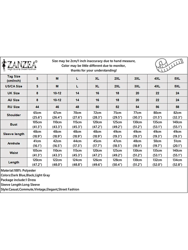 ZANZEA Fashion Sweatshirt Dress Women Casual Turtleneck Long Sleeve Solid A-Line Midi Dresses for Woman FW 2025 Cozy Warm Robes - Image 6