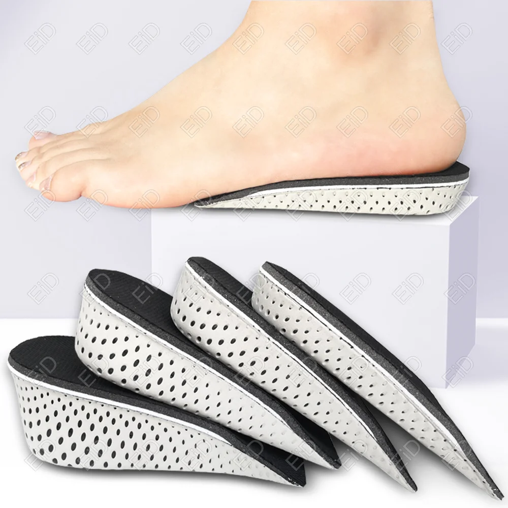 Memory Foam Invisible Height Increase Insole EVA Heel Lifting Inserts 2/3/4/5CM Shoe Lifts Shoe Pads Elevator Insoles for Unisex image 2