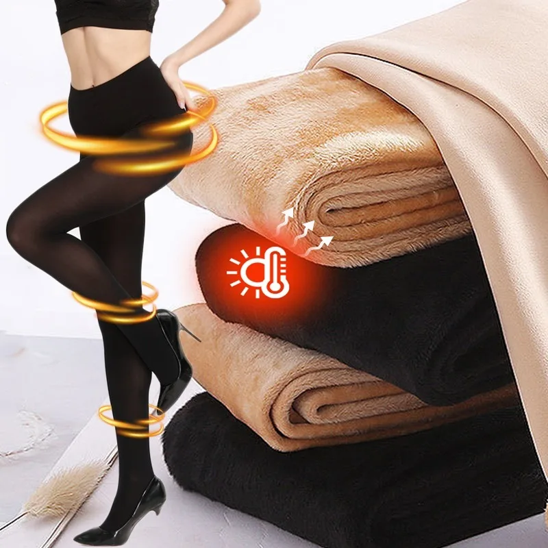 

Зимние термочулки, леггинсы, утепленные теплые колготки, женские сексуальные полупрозрачные флисовые бархатные колготки, женские брюки, подарки