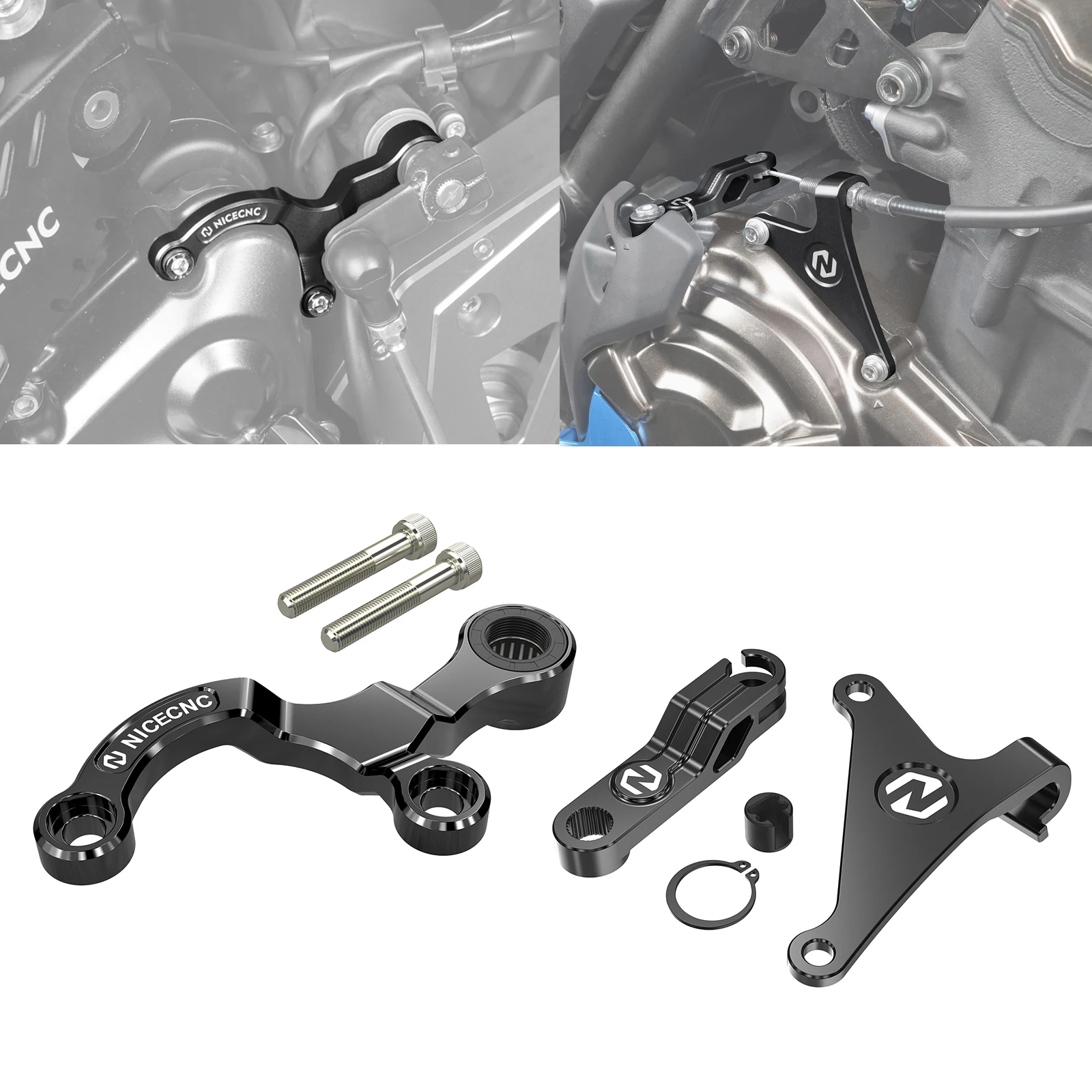 

NICECNC For Yamaha Tenere 700 T700 2019-2024 Clutch Arm Bracket Shift Stabilizer Tenere 700 World Raid 2022 2023 MT07 2018-2022