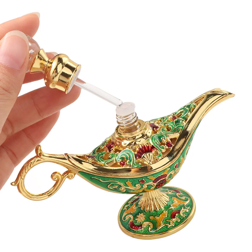 Nachfüllbare Vintage-Flaschen Luxuriöse Flaschen für Ätherische Öle im Arabischen Stil Aromatherapie-Pfeife Antik-Optik Leere Probenfläschchen – Detail 6