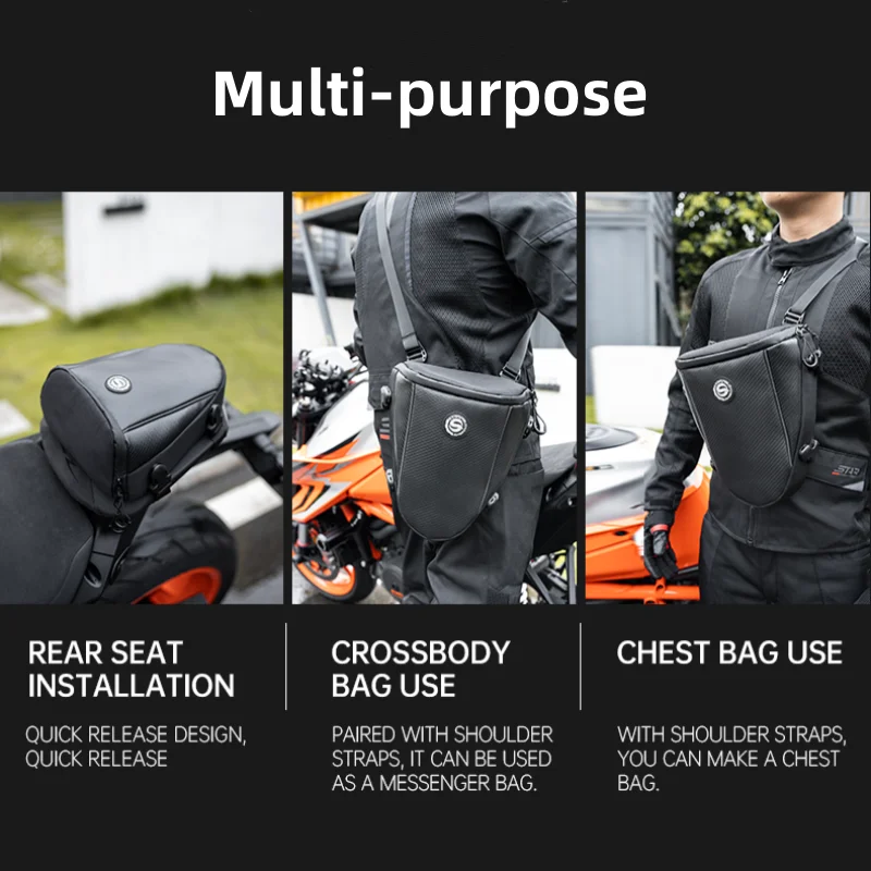 حقيبة ظهر كبيرة السعة لركوب ال - مراجعة Motorcycle Gear Rain وسعره