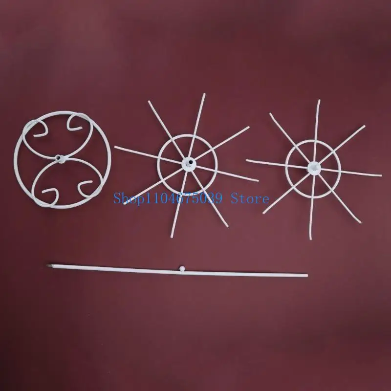 5asd Jewelry Bracelet Display Stand 2 Tier Revolving Countertop Jewelry Hanger for Girl Home Use Kitchen Cabinet
