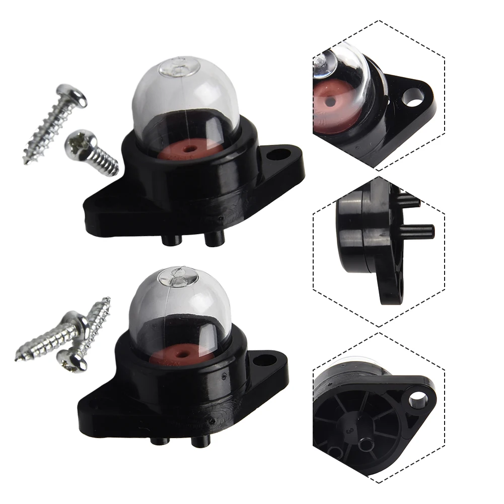 Screw Primer Bulb 2 Pieces Accessories For Mac Cat & Partner 351 For McCULLOCH 335 435 440 Light Bulb Practical