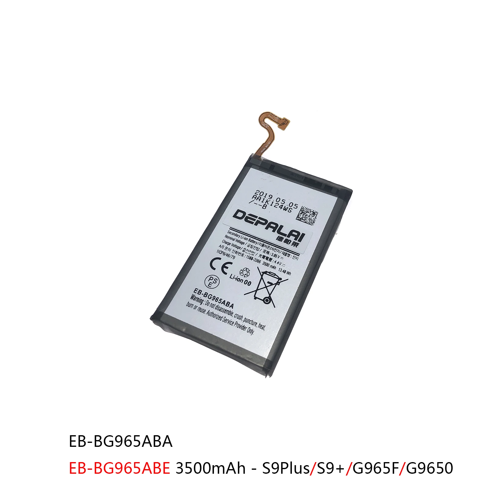 EB-BG960ABE Battery For Samsung Galaxy S9 G9600 S9Plus G9650 S9+ G965F Batteries EB-BG965ABA Batteries Replacement Repair Parts