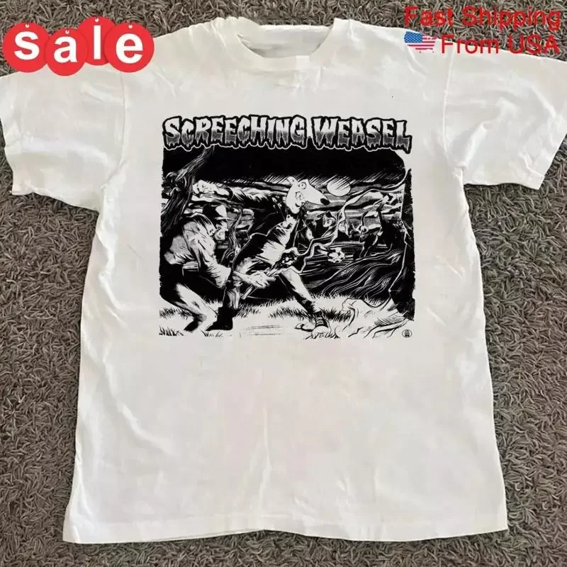 New Screeching Weasel Band For Fans S 5Xl T Shirt Kk1347