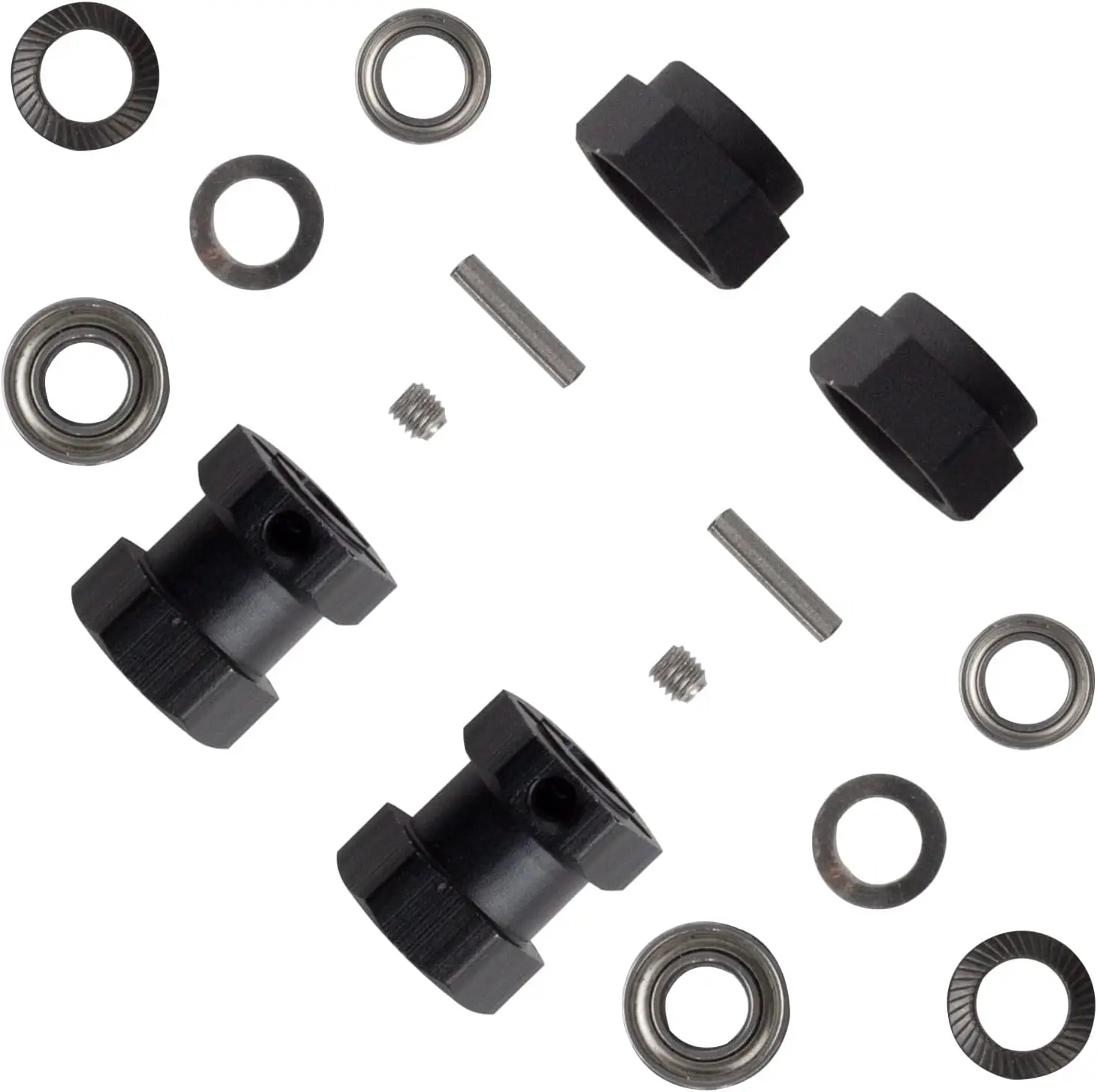Grasshopper 12mm Aluminum Hex Adapter Wheels Rims Combinert for Tamiya Grasshopper Hornet Frog Grasshopper 2 Upgrade Parts