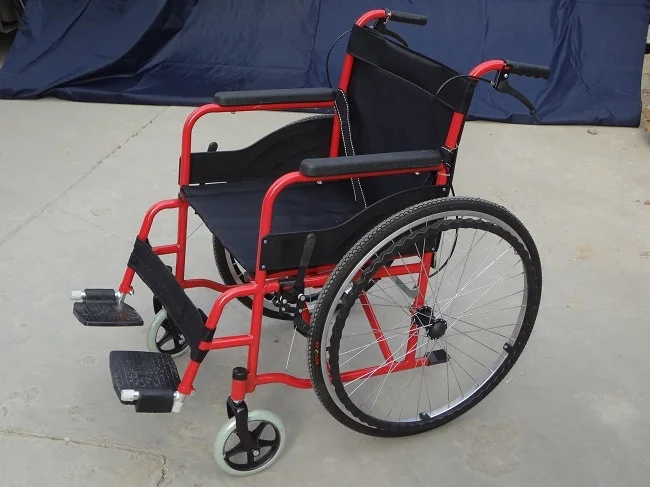 الجملة أثاث المستشفى الشعبي الصلب دليل كرسي متحرك قابل للطي #5