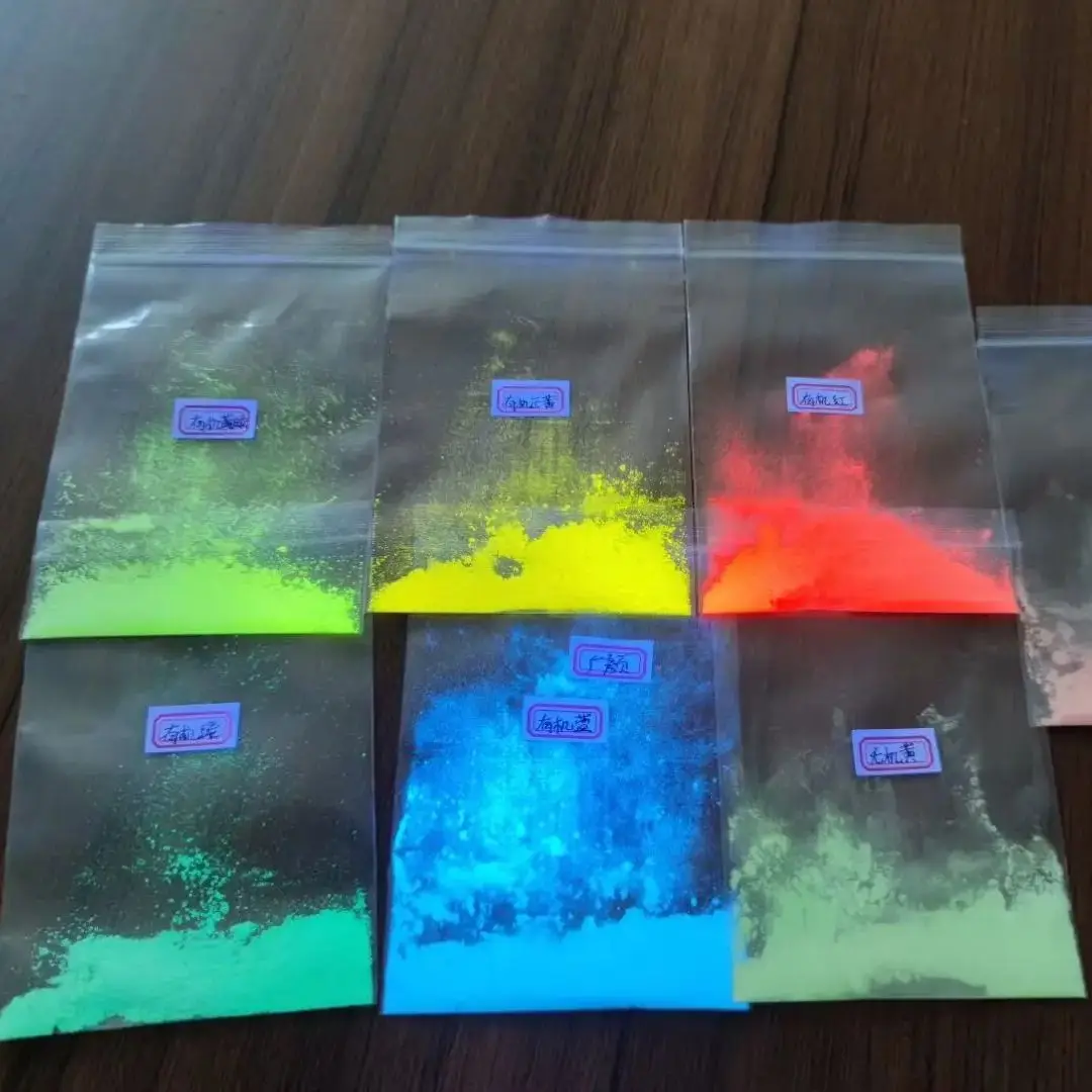 Pigmenti fluorescenti UV da 10 g 365 nm Pigmento invisibile al fosforo UV in polvere per inchiostro di sicurezza visibile UV