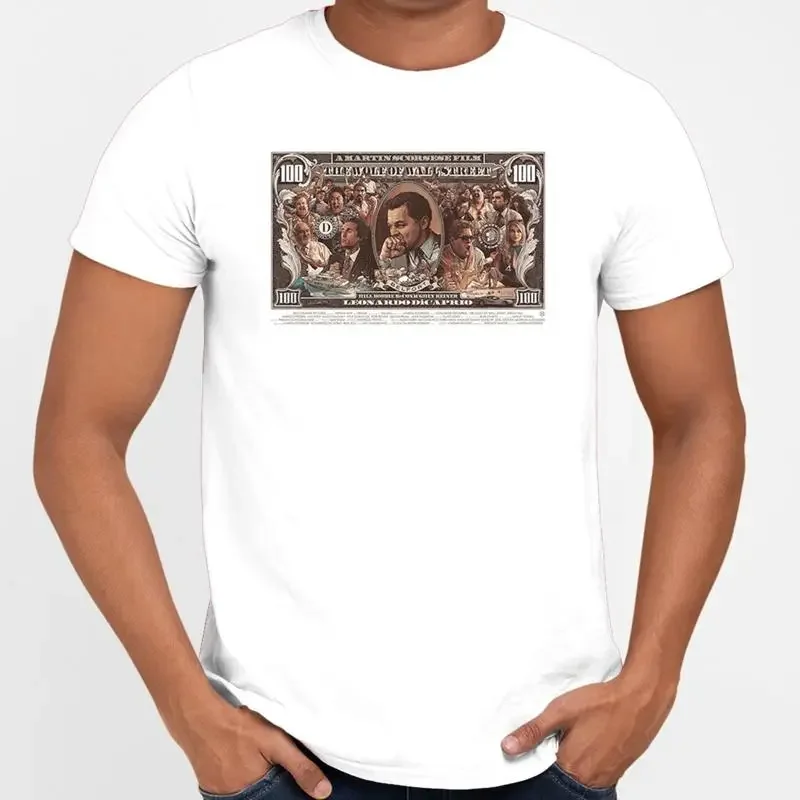 

Wolf of Wall St $ T-shirt Cool Retro 70s 80s Movie Vintage Tee Comedy 70s 80s UK