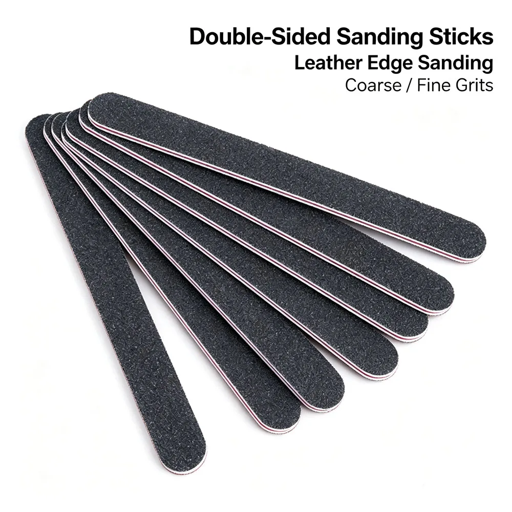 Leather Polishing Strips, Leather Edge‑sealing Strips, Sanding Strips, Handmade DIY Leather Edge‑sealing Polishing Strips, Doubl