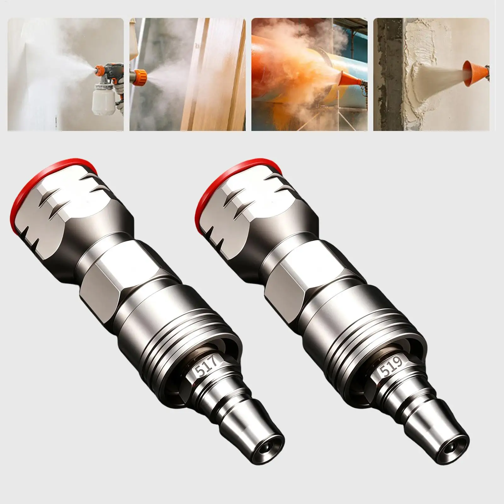 Paint Sprayer Spray Tip Quick Connect Spraying Attachments Sprayer Machine Painting Tips For Construction House Renovation