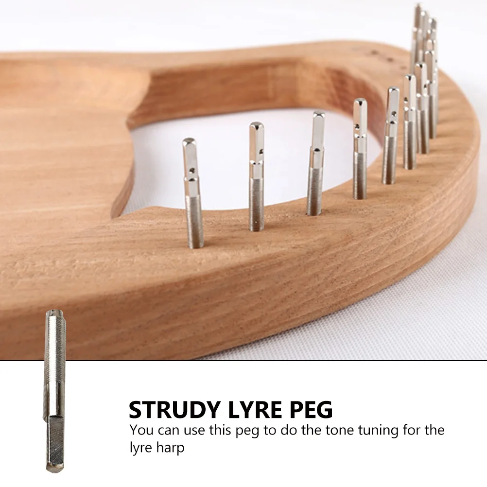 

4Pcs Lyre Harp Peg String Fixator Durable Professional Replacement Accessories for Lyre Harp Tuning Maintenance