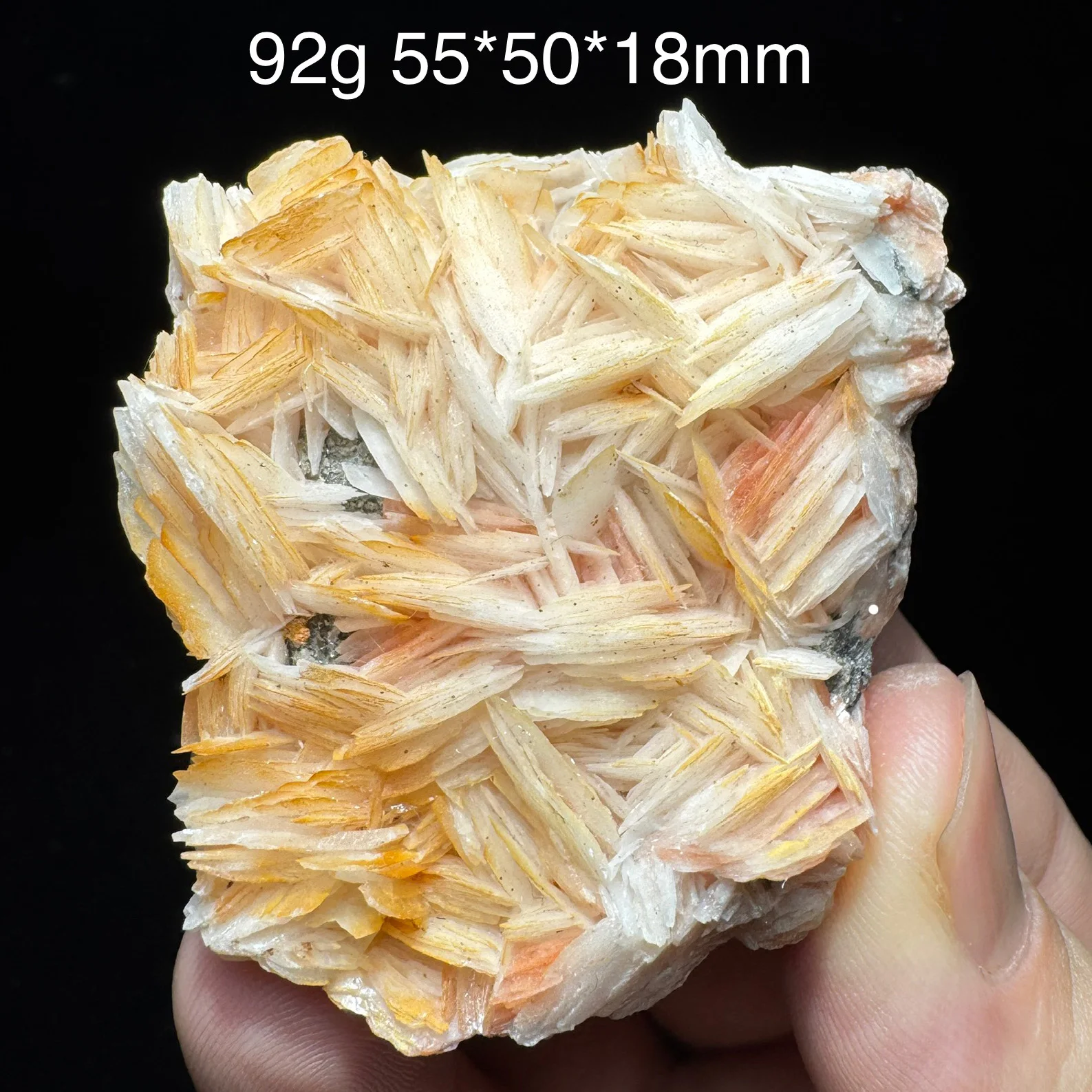 Natural  Pink Morocco Barite Mineral Specimen Rock Quartz Healing Stone Home Decor Gift VN1-15