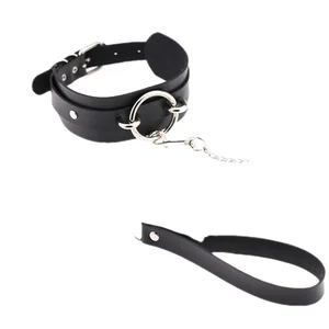 Collar de cuero de sexo para adultos Bondage Ertic Traction Traction Cadera Cadena alternativa Femenina con SM Productos para adultos 12 Mejor collar de ventas SM - №8
