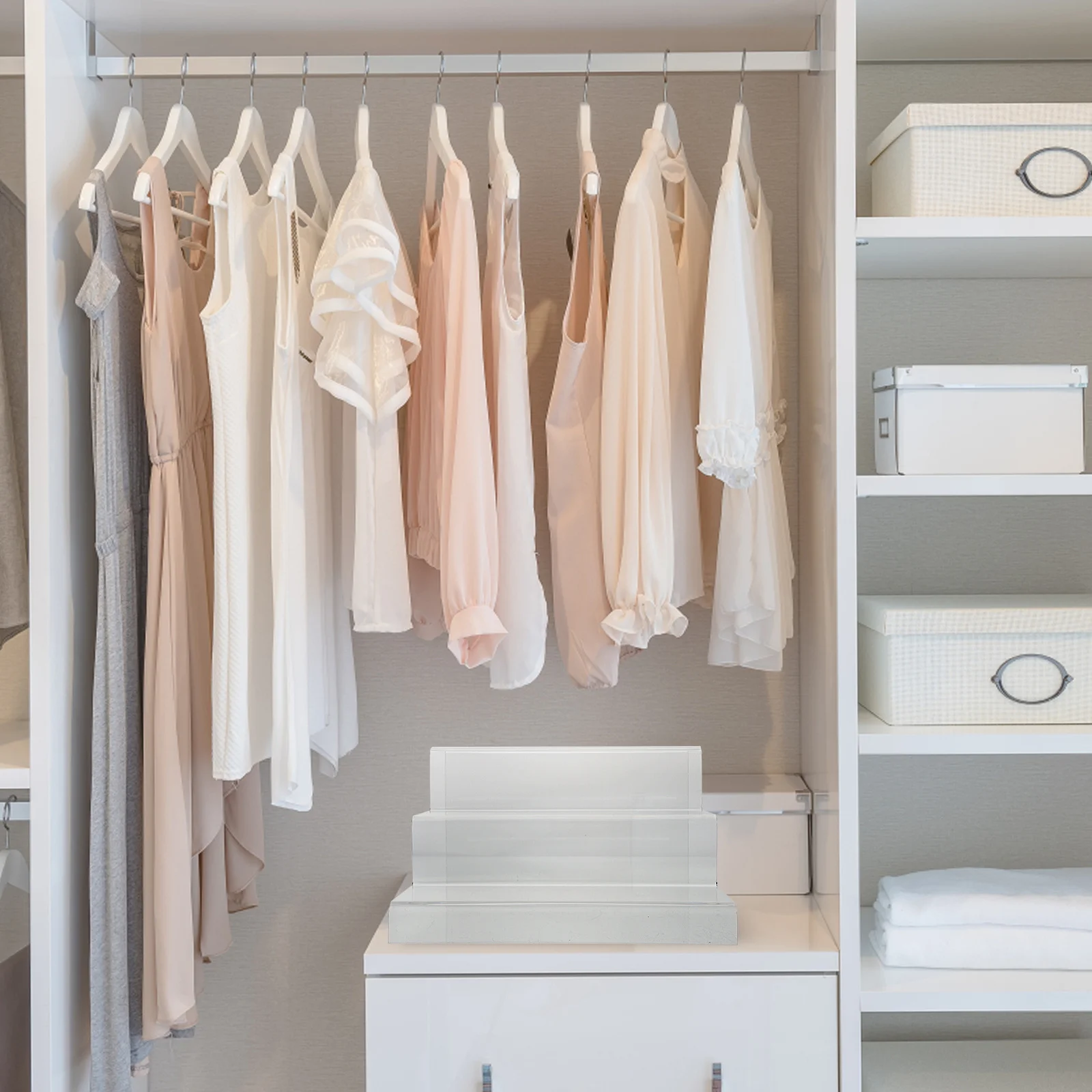 Acrylic Storage Rack Multi Layer Design for Accessories Wallets Glasses Centralized Organization in Home Or Store