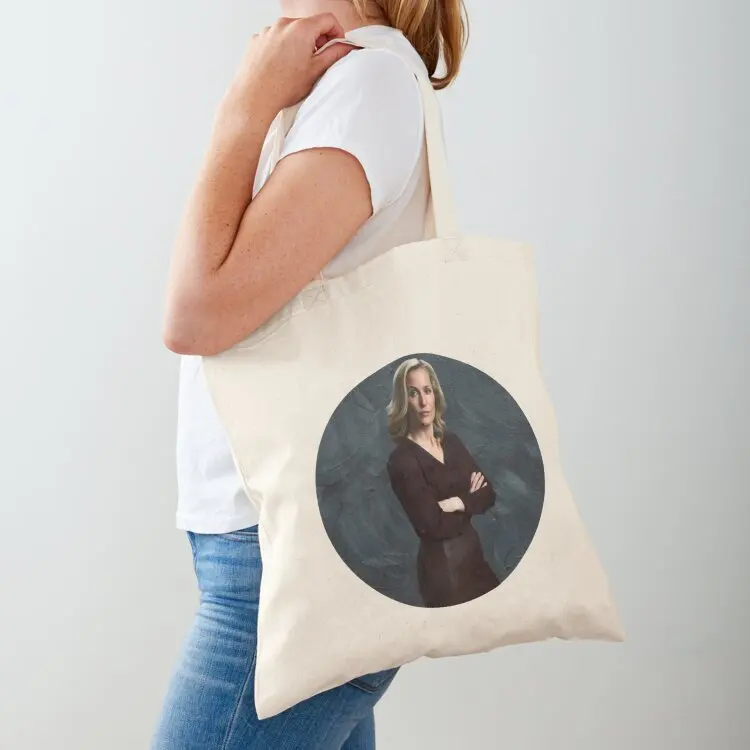 

Stella Gibson The Fall Gillian Anderson Oil Paint Design Tote Bag shopper bags reusable shopping bags Canvas stote bag