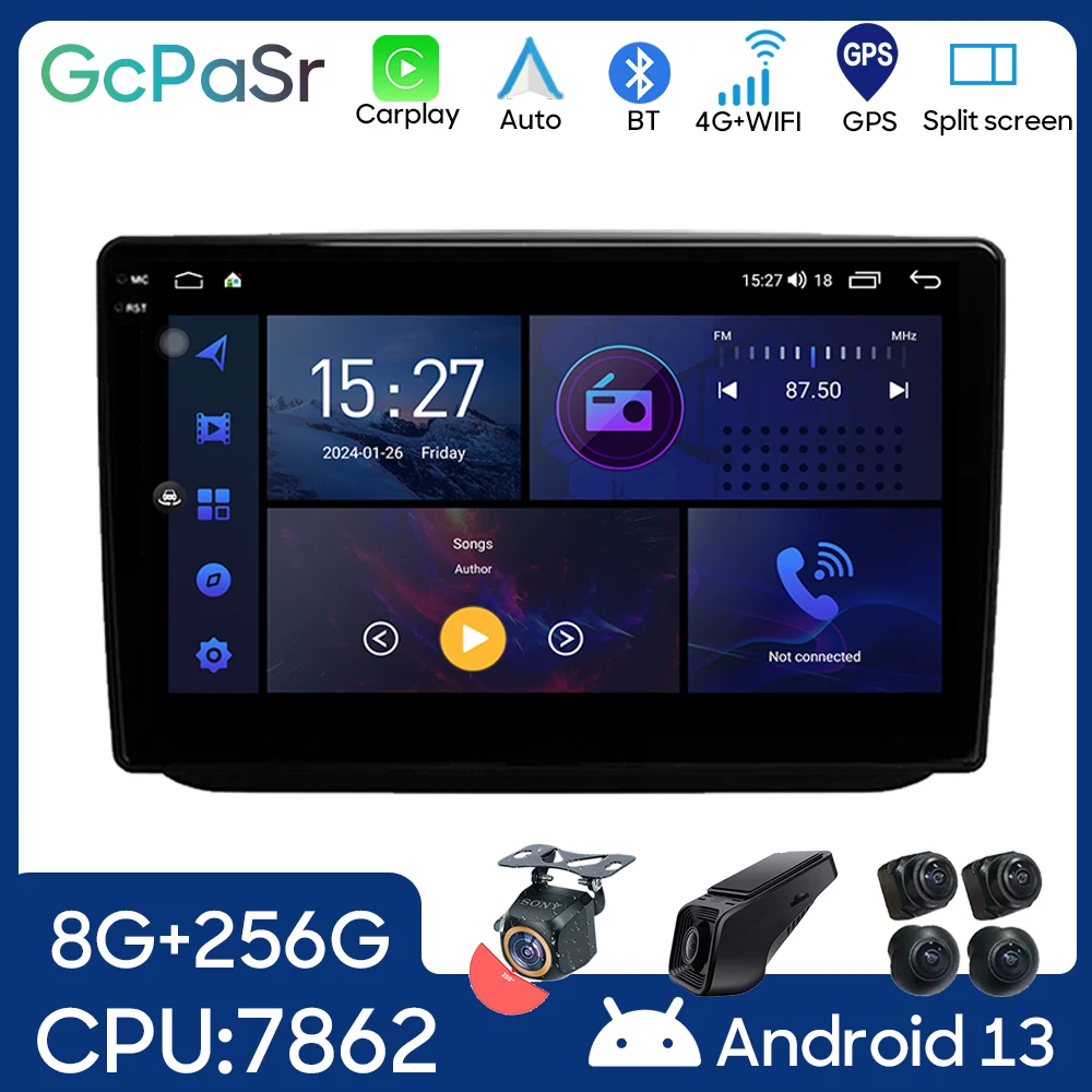 

4G Carplay For Skoda Fabia 2 2007 - 2014 Car Radio Android Auto GPS Navigation Multimedia Player Stereo Video Output No 2din DVD