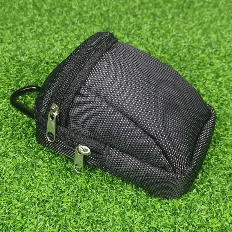 Tas Golf portabel dengan gesper gunung, tas pinggang Golf tahan air dan tahan aus yang dapat menampung 2 bola Golf