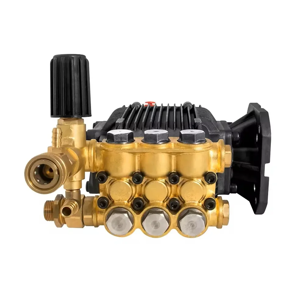 High Pressure Washer Pump DBC-C2 Brass Triplex Plunger Pump 248Bar 4.1GPM female shaft 24/28mm for Electric Washing Machine