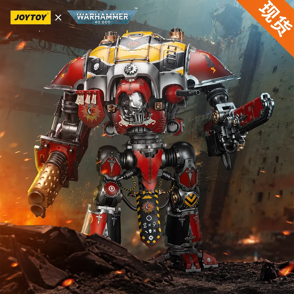 JOYTOY Warhammer 40K Authentic Imperial Knights House Raven Knight Errant 1/18 Scale Articulated Mecha Collectible Action Figure