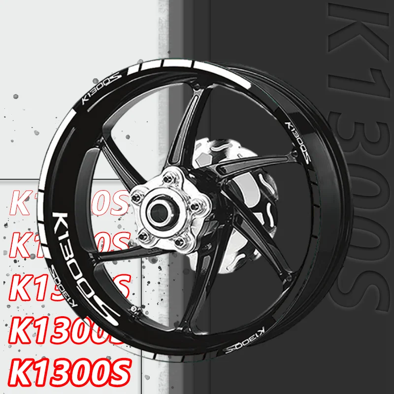 2024 New Fashion For K1200R K1300R K1300S Motorcycle Wheel Rims Reflective Stickers Tire Decoration Decals Rim Sticker Stripes