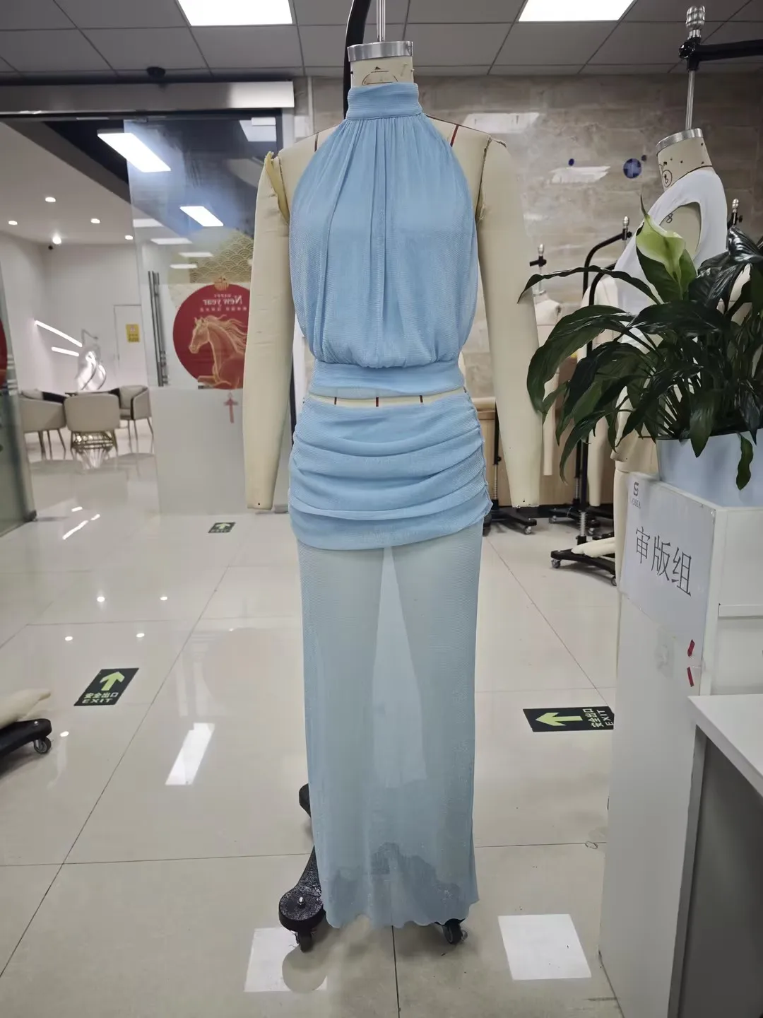 Turn Heads in Our Blue Skirt Set - Your Ultimate Summer Style Companion!