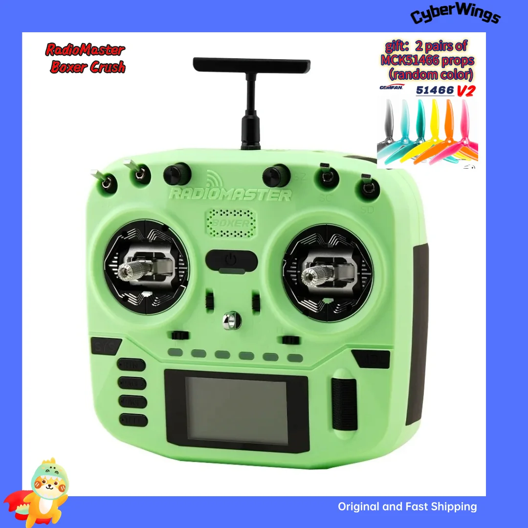 In Stock Radiomaster Boxer Crush 2.4GHz ELRS16-Channel Radio Transmitter with AG01 Hall Gimbal FPV Parts view 3
