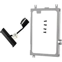 Hard Drive Caddy Bracket +HDD Cable Connector Replacement for Dell Latitude 5450 E5450 08GD6D