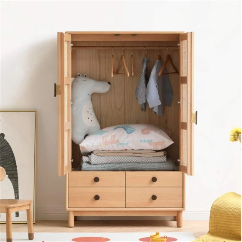 Multifunctional storage space for bedding and wardrobes, modern style minimalist home wardrobe