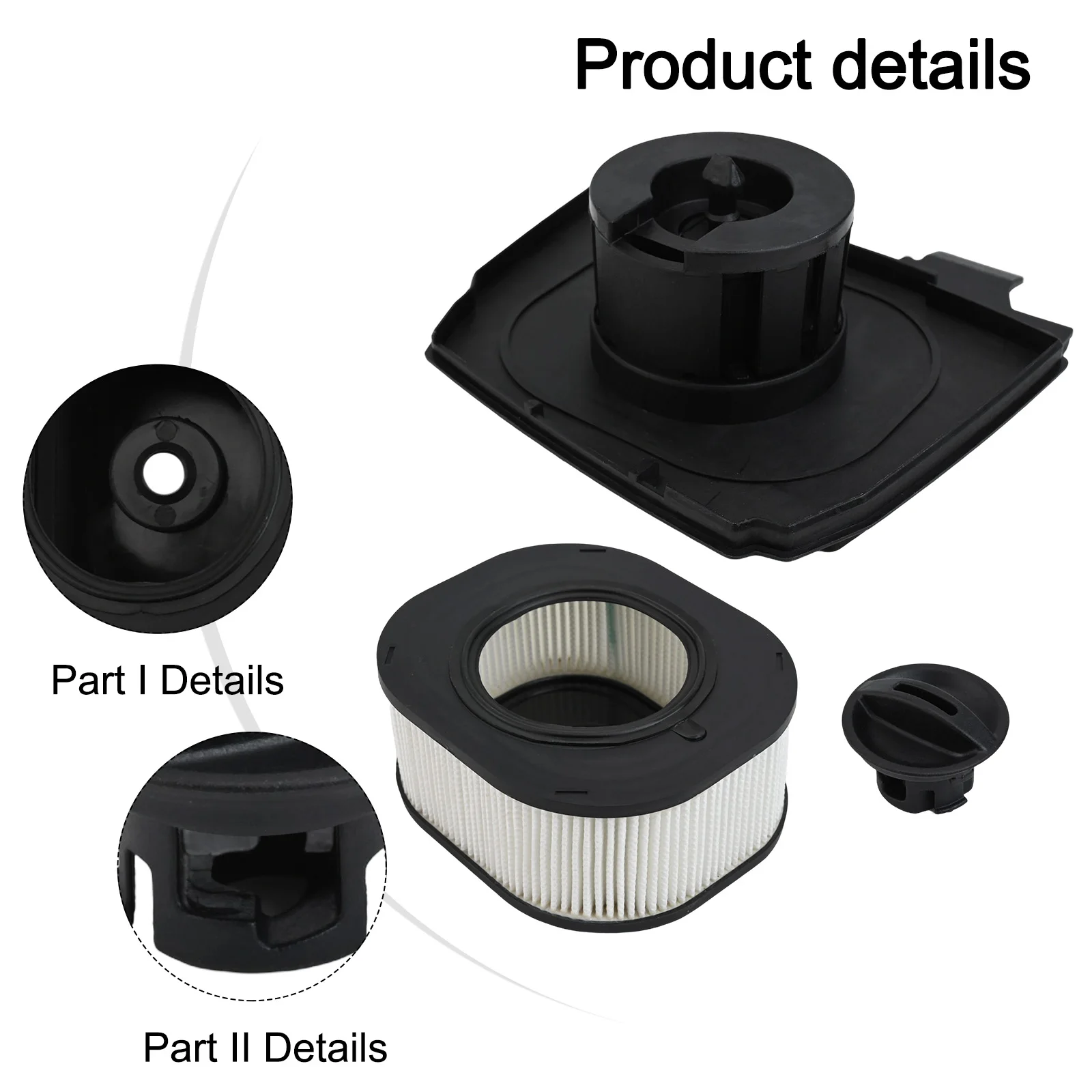 

Основание воздушного фильтра Комплект воздушного фильтра Оптимизация подачи воздуха сгорания Техническое обслуживание эффективности двигателя Черный для бензопилы MS661