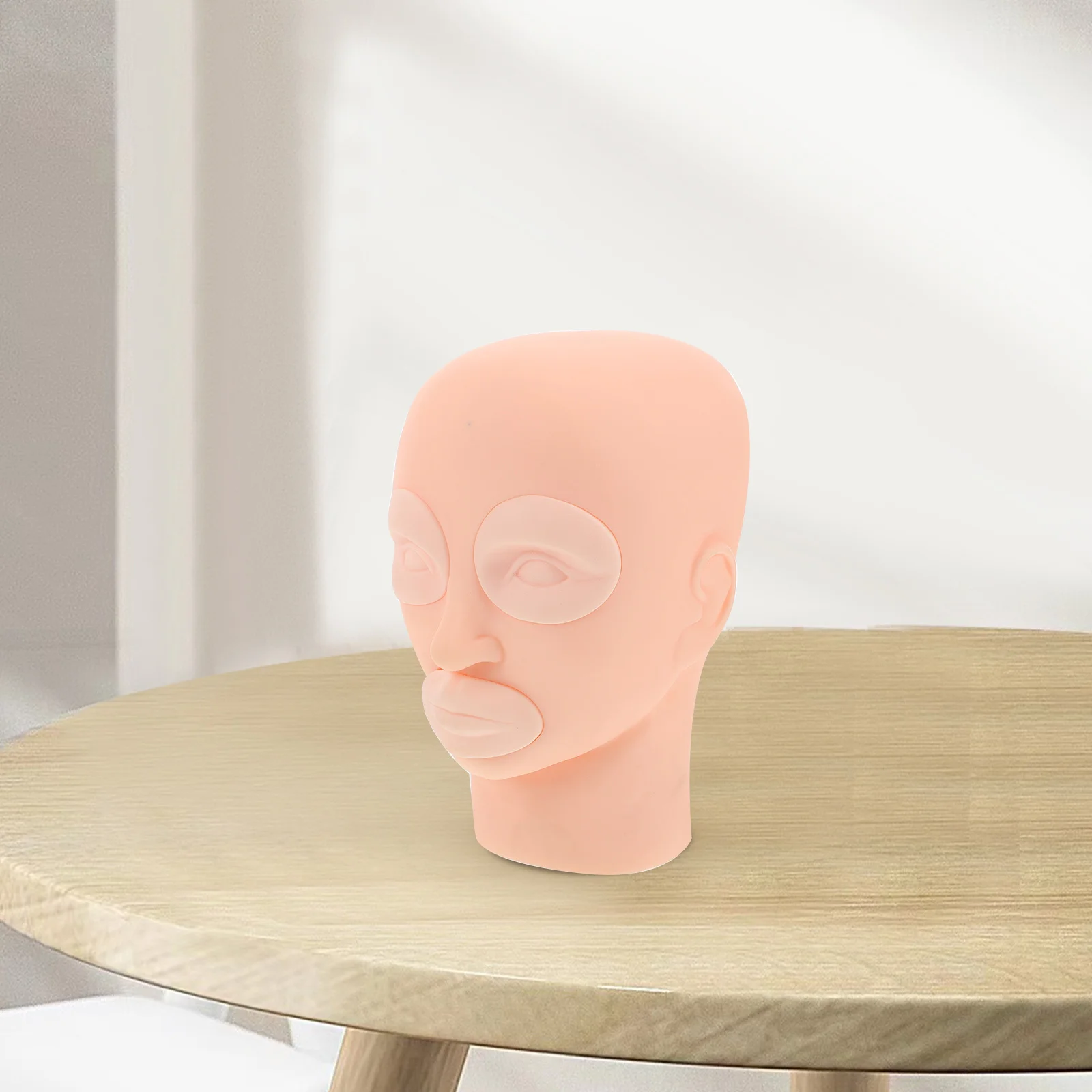 

Detachable Microblading Mannequin Head Eyebrow Lip Eyeliner Practice Soft Silicone Realistic Design Makeup Practice Head