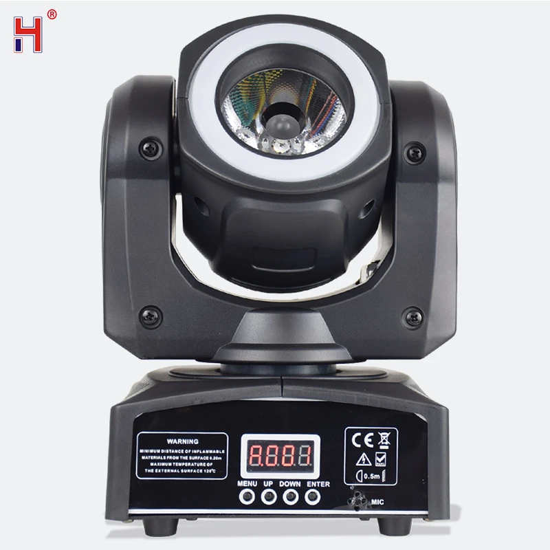 

HongYi Party Lights Mini RGBW Moving Head LED 60W Beam And Wash 2In1 Hybrid Effect Light DJ Equipment For Disco Dance Wedding