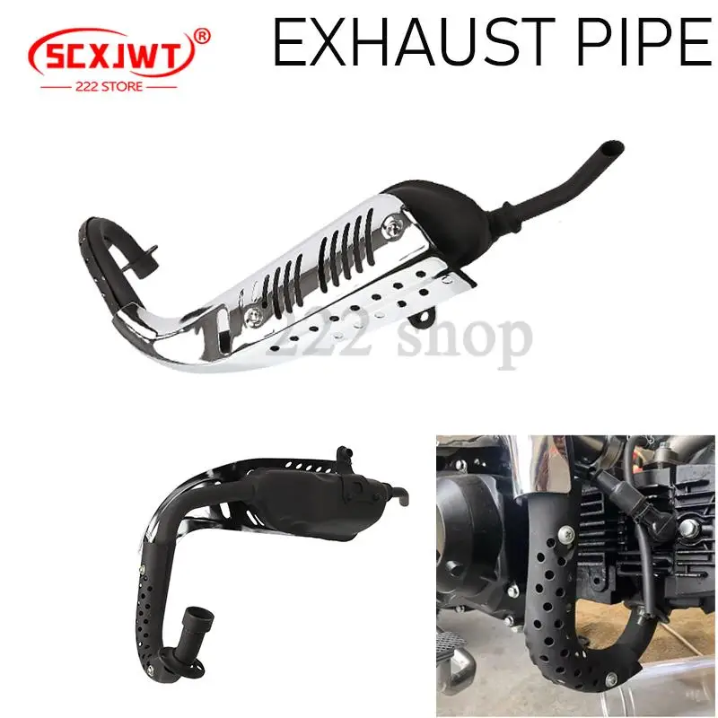 

Entire Motorcycle Exhaust pipe Muffler For Honda Mini Trail Motorcycle Bike Z50 Z50J Z50R Z50A Universal