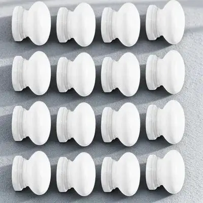

20Pcs Solid Wood Drawer Pulls Elegant Natural Wood Grain Cabinet Knobs Easy Install for Dresser Cupboard Door Chest Drawer Home