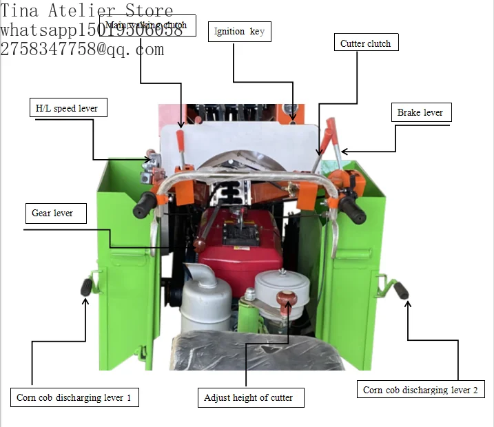 Single Row Walking Behind Small Cosechadora De Maize Picker Mini Mais Sweet Corn Harvest Tractor Mounted Corn Harvester Machine