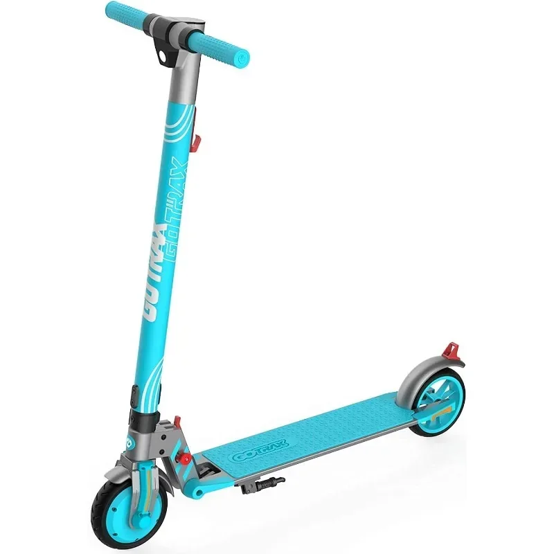 

Kids Electric Scooter, Max 9.4/12MPH SpeedSolid Wheel Electric Kick Scooter for Teenagers Ages 6+ Electric Skateboard