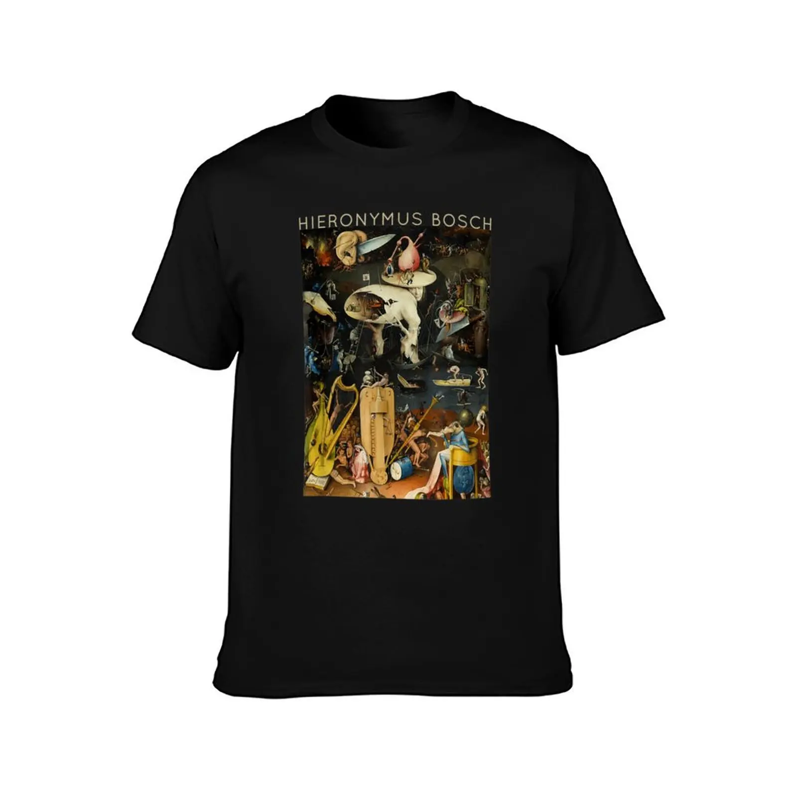 Hieronymus Bosch The Garden Of Earthly Delights For Artists Long Sleeve T-Shirt Work Wear Breathable Tee T-Shirt