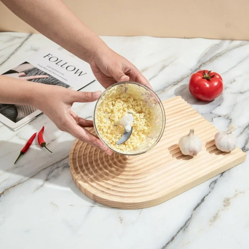 مفرمة يدوية 500/900 مل، مفرمة لحم، محضر طعام دوار، سهل السحب، شفرة حادة، بصل، بيضة، ميلك شيك، أداة صغيرة للمطبخ