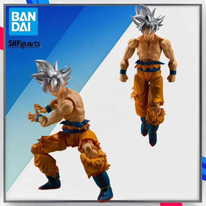 Bandai-Figura Original de Dragon Ball Z, S.H.Figuarts, Son Goku Ultra Instinct, Edición Toyota, Super Saiyan Ultra Instinct VJ30