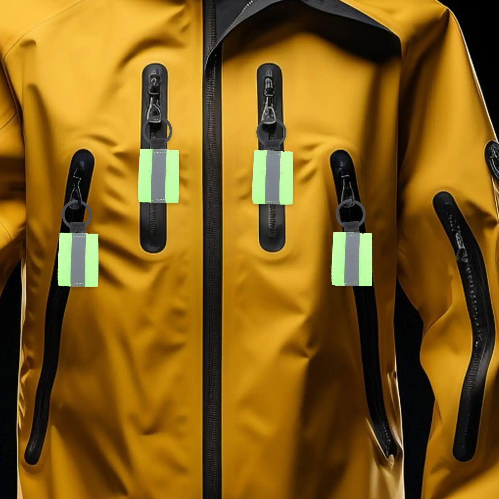 

10Pcs Reflective Keychain Pendants High Intensity Light Safety Night Out Sports Accessories Keychain for Kids Key Chains