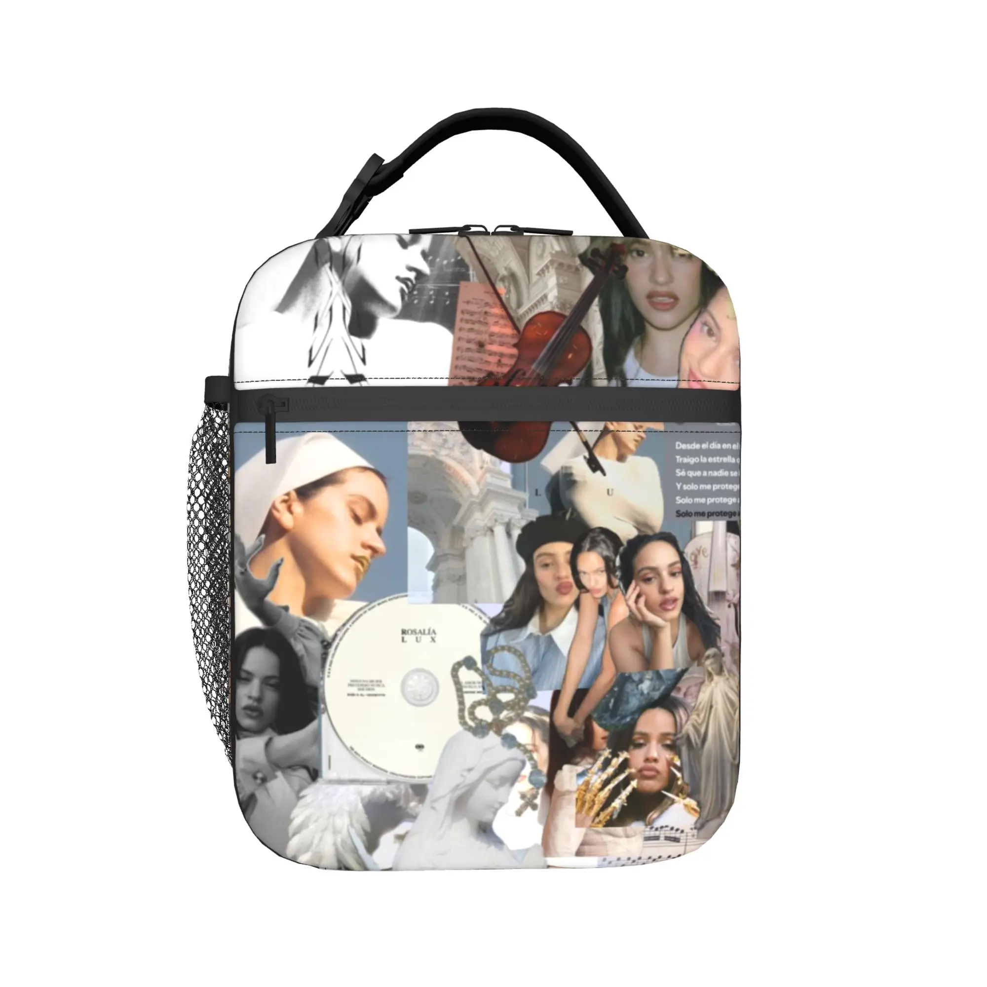 Insulated Lunch Tote Bag ROSALIA LUX Album Pop Music Merch  Food Box New Arrival Thermal Cooler Bento Box For School