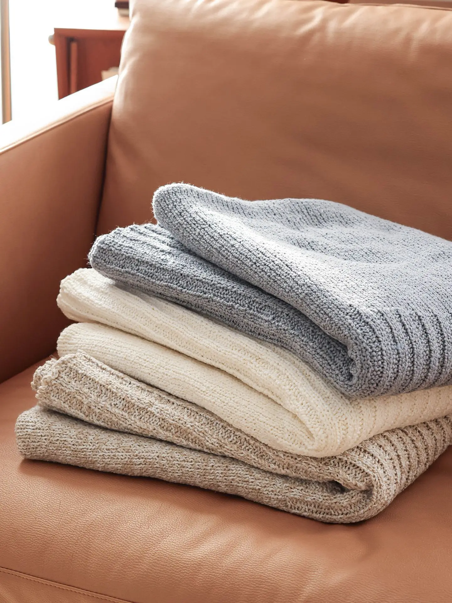 Luxury Knitted Blanket Chunky Nordic Soft Throw Blanket For Couch Sofa Cover Oversized Bedspread Blanket For Bed Manta Para