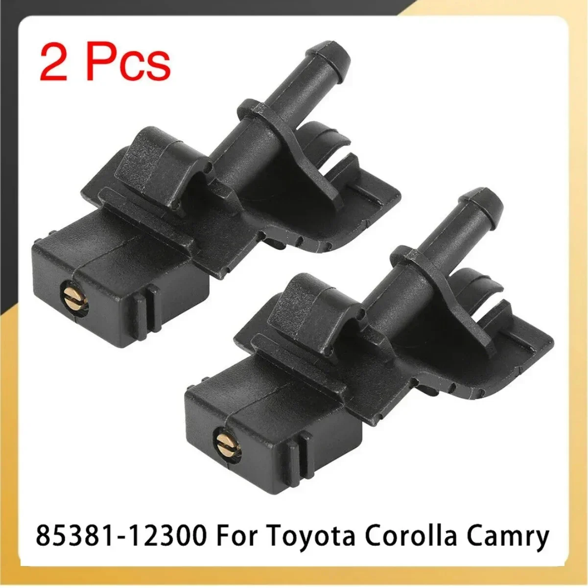 

2pcs 85381-12300 Windshield Washer Nozzle Jet Spray For Toyota For Corolla Windscreen Washer Nozzle Replacement Car Part