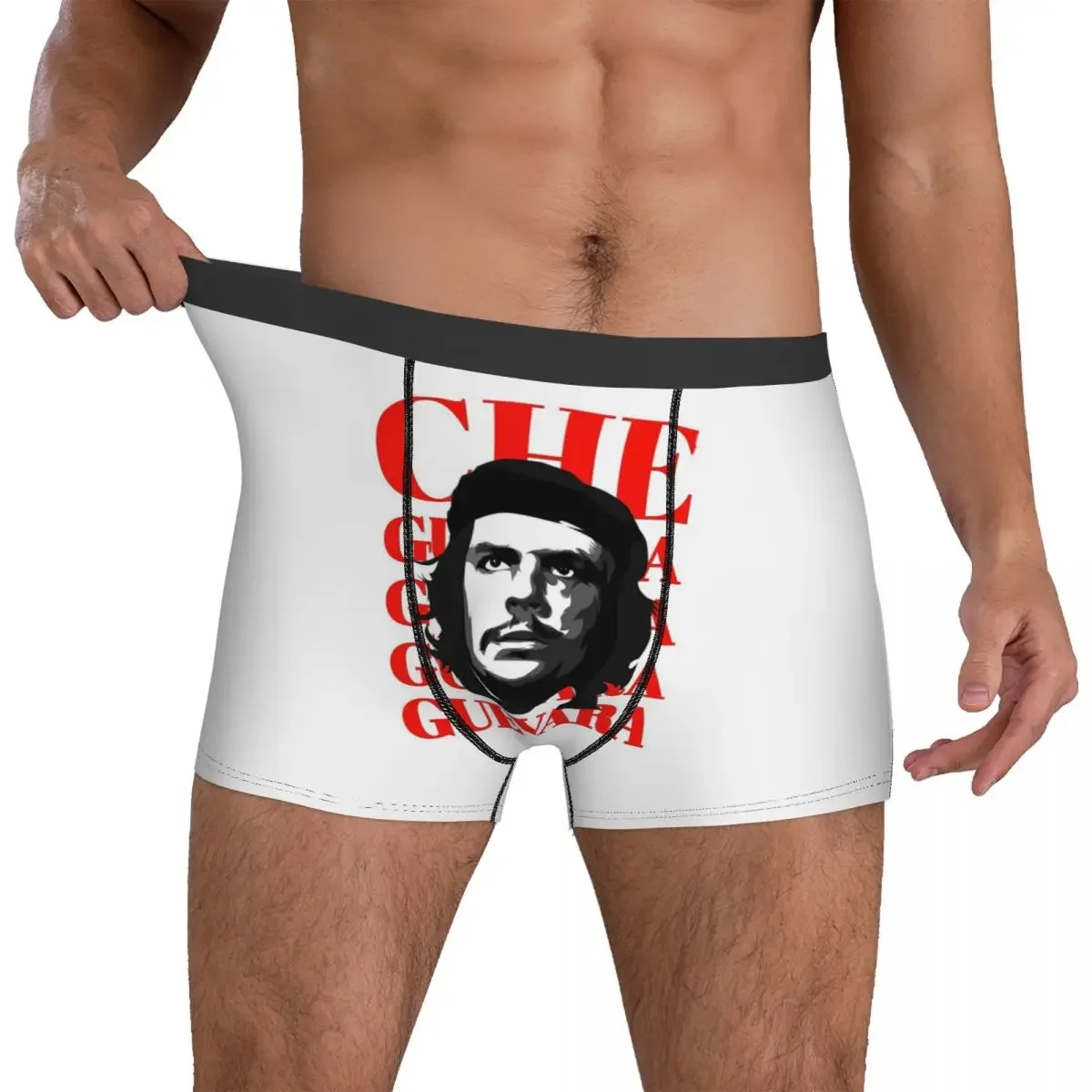 Calzoncillos bóxer para hombre, ropa interior cómoda, regalo para novio, Che Guevara