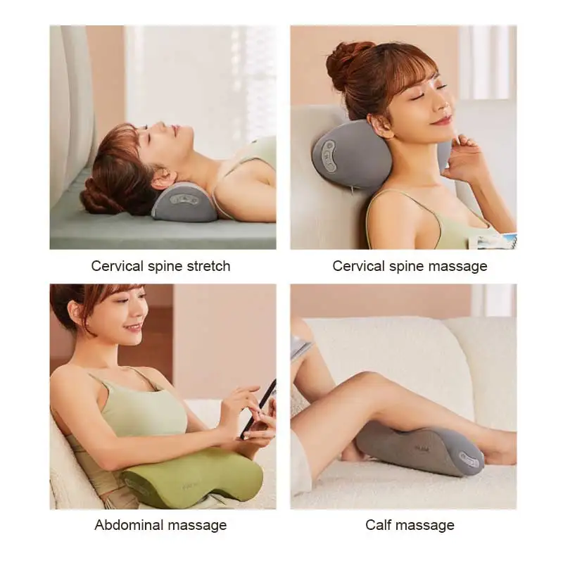 وسادة سفر كهربائية محمولة عالية الجودة لتدليك الرقبة مع الحرارة #6