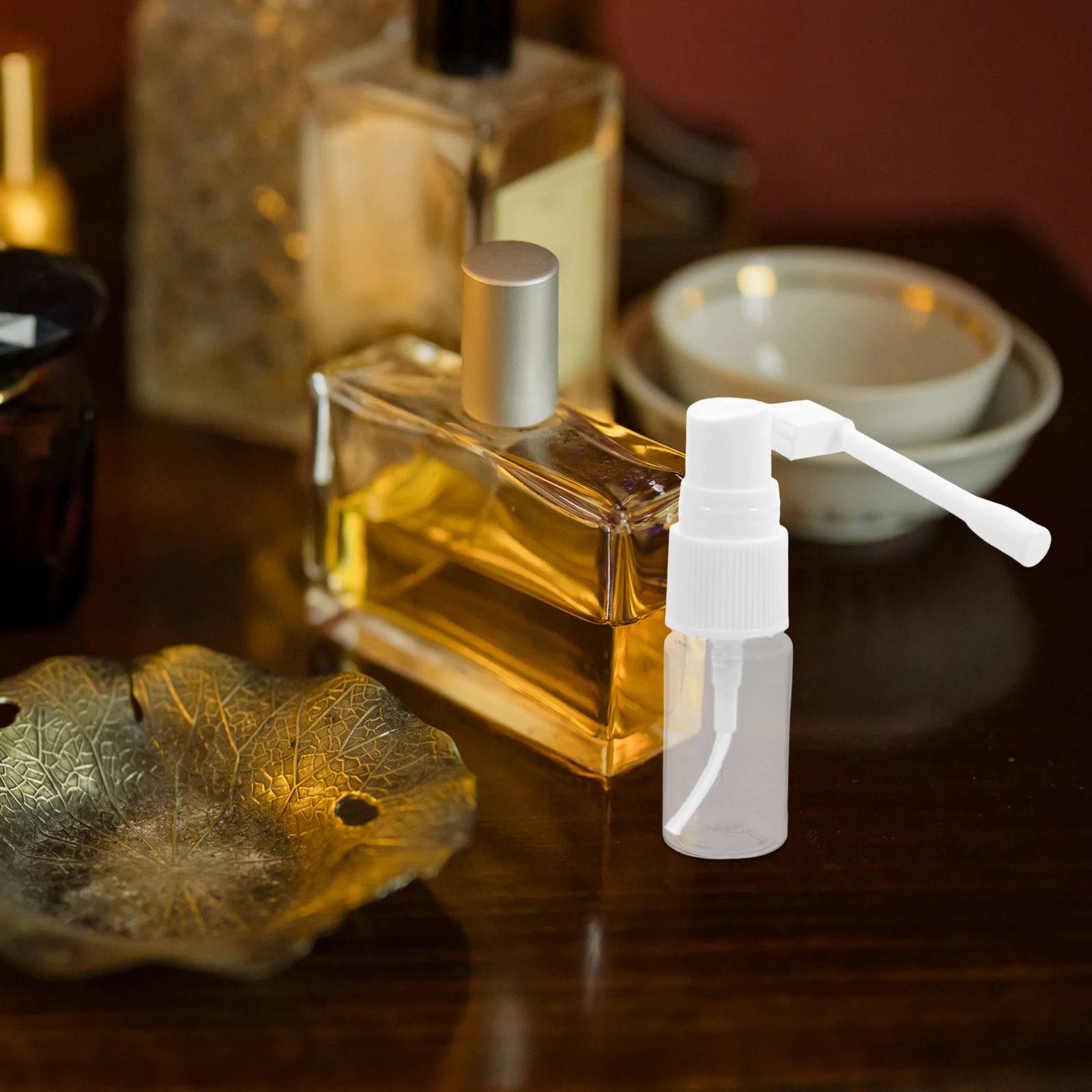 

10ml Spray Tiny Mini Bottles Travel Joystick Mini Empty Plastic Portable Clear Refillable Fine Mist Toner Samples