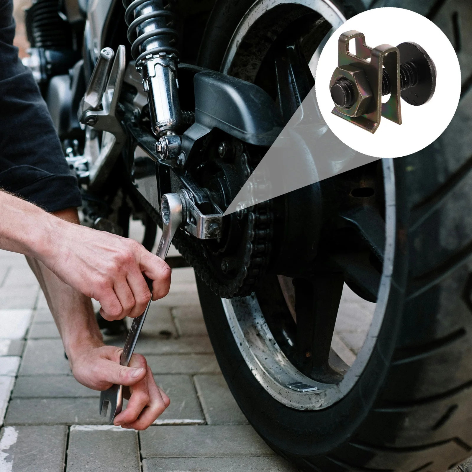 

10pcs 6Mm Motorcycle Fairing Fasteners Skid Plate Bolts Self-Tapping Screws Lightweight Aluminum Alloy Universal Fit For Side