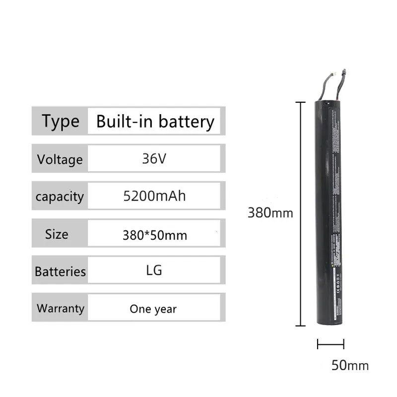 Original 36V 5200mAh Battery Pack for Ninebot Segway ES1/ES2/ES3/ES4 external Battery Assembly ,Scooter Accessories